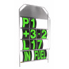 B-G Racing - Large Silver Aluminium Pit Board