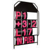 B-G Racing - Large Black Aluminium Pit Board