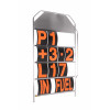 B-G Racing - Large Orange Pit Board Number Set