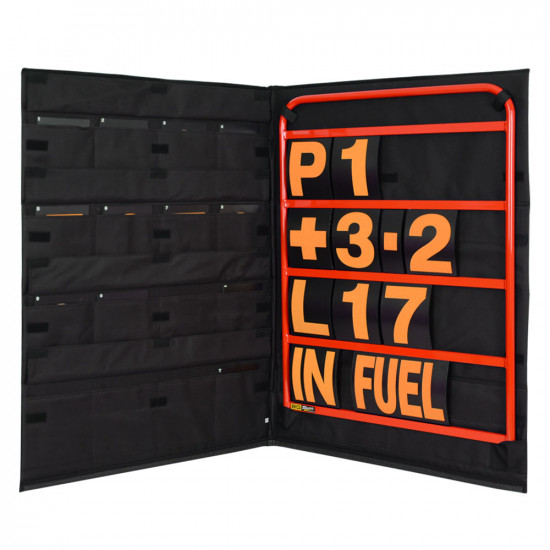 B-G Racing - Standard Red Aluminium Pit Board Kit