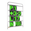 B-G Racing - Standard Green Pit Board Number Set