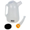 B-G – Plastic 5 Litre Fluid Measuring Jug with Cap and Spout – White 