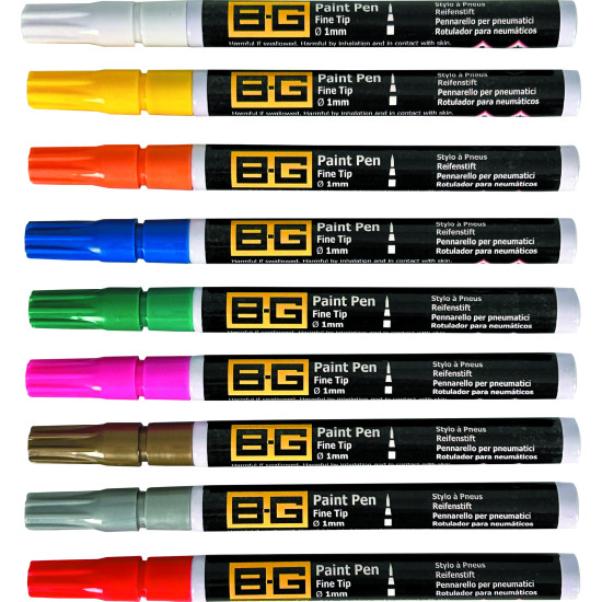 B-G - Paint Marker Pen - Fine Tip 1mm Diameter