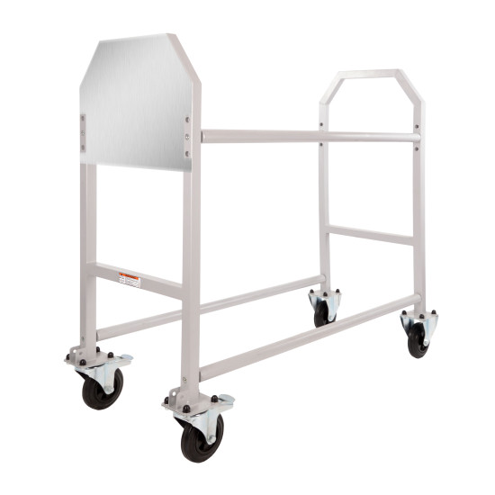 B-G Racing – Wheel & Tyre Trolley End Frame Panel – Half Size - Aluminium