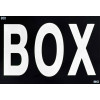 B-G Racing - Standard Pit Board - BOX Symbol