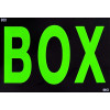 B-G Racing - Standard Pit Board - BOX Symbol