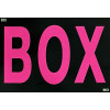 B-G Racing - Standard Pit Board - BOX Symbol
