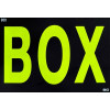 B-G Racing - Standard Pit Board - BOX Symbol