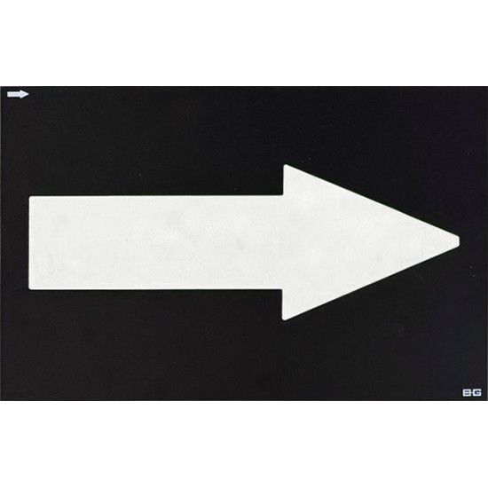 B-G Racing - Large Pit Board - Arrow Symbol