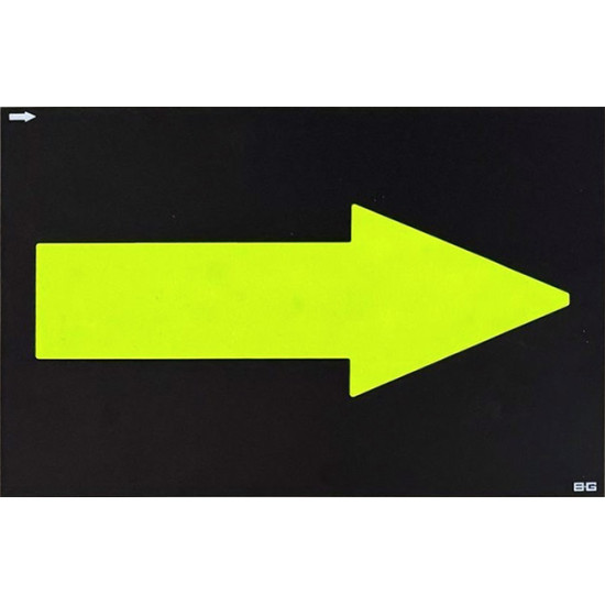 B-G Racing - Standard Pit Board - Arrow Symbol